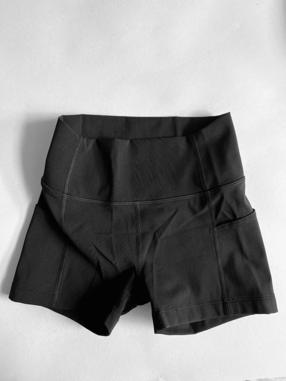 TnAction Bike Shorts Black Size XS Nylon Spandex